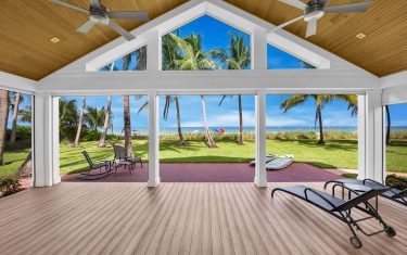 Lykos residential remodel - Lanai with ocean view